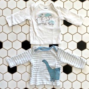 CARTERS | Newborn Long Sleeve Shirts (Set of 2)